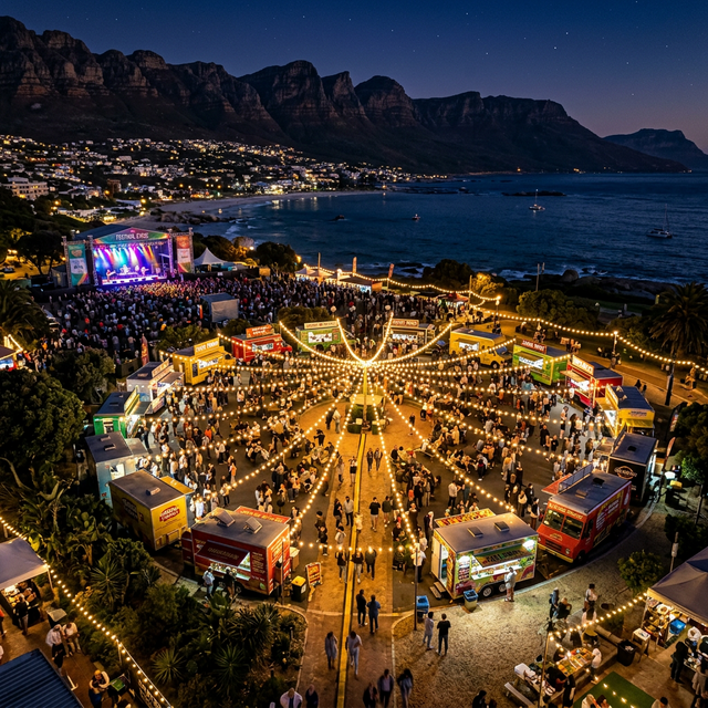 Vista aérea del evento